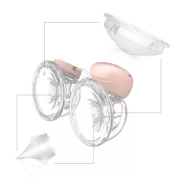   BabyOno Príslušenstvo k odsávačke mlieka, membrána a ventil, Twinny, 1002 KIT I.