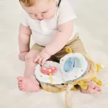 Nattou plyšová knižka na rozvoj zručností – Felix and Leo