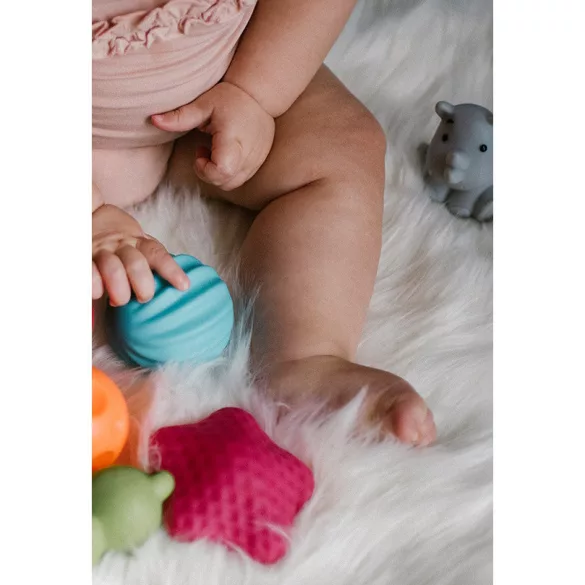 BabyOno Sada s hračkárskymi loptami, na rozvoj zmyslov, 6 ks, 1530