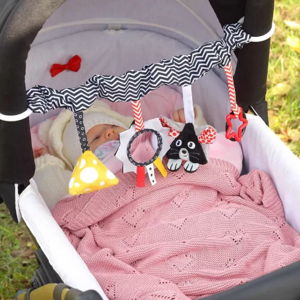 Hračka na kočík BabyOno MOUSE Cheese and Skip 797