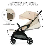 Športový kočík Kinderkraft Apino automata Dune béžový