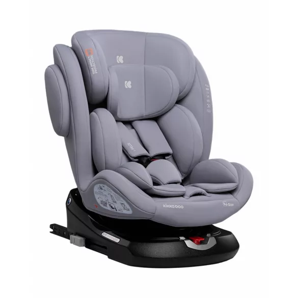 Detská autosedačka Kikkaboo i-Felix, i-Size, 40–150 cm – svetlosivá