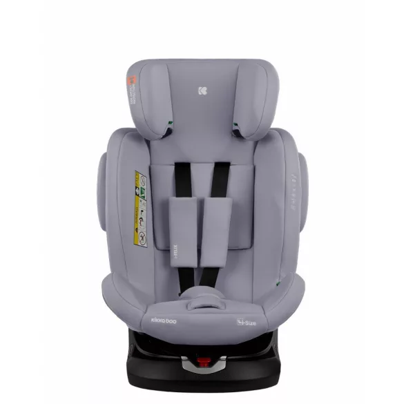 Detská autosedačka Kikkaboo i-Felix, i-Size, 40–150 cm – svetlosivá