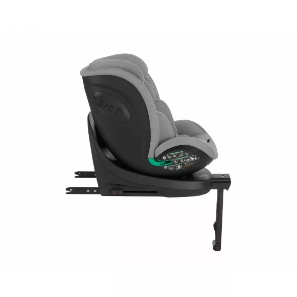Kikkaboo i-Twist, detská autosedačka i-Size, 40–150 cm – svetlosivá
