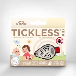   Tickless Kid ultrazvukový odpudzovač kliešťov pre bábätká a malé deti – béžový