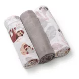 BabyOno textilná plienka farebná 3 ks - sivá 348/10