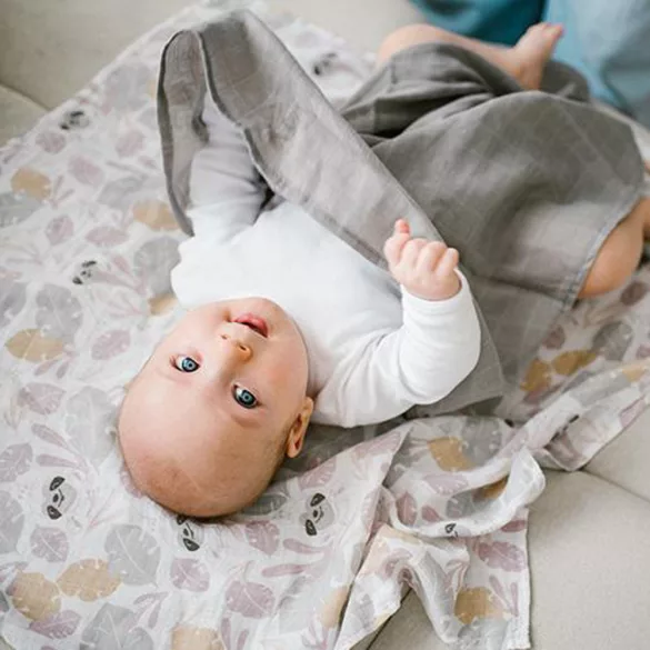 BabyOno textilná plienka farebná 3 ks - sivá 348/10