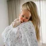 BabyOno bambusová textilná plienka farebná 3 ks – svetlo modrá 397/12
