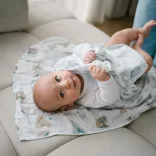 BabyOno bambusová textilná plienka farebná 3 ks – svetlo modrá 397/12