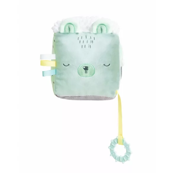 Kikkaboo plyšová hračka na rozvoj zručností, Bear With Me – mätová