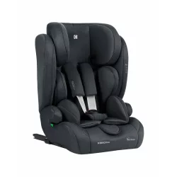   Kikkaboo i-Cross Top tether, detská autosedačka i-Size Isofix, 76–150 cm – tmavošedá