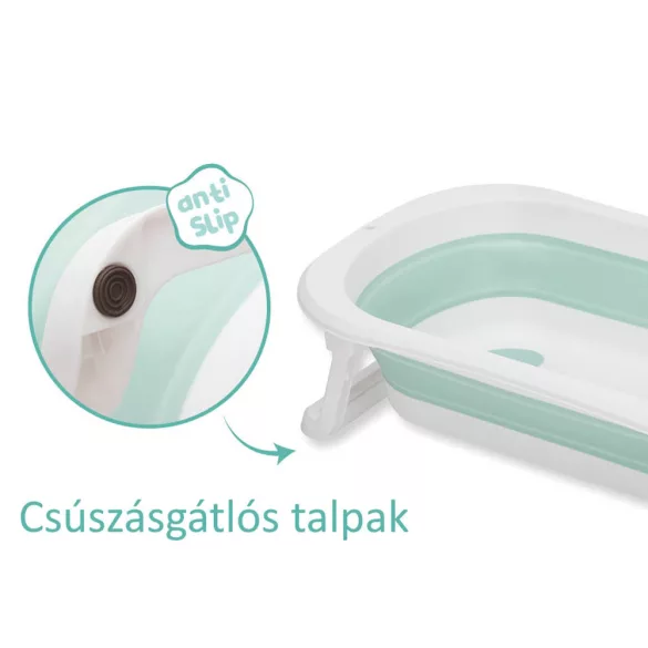 Skladacie detské vaničky Fillikid Orca BBT043-04 šalviovo-biele