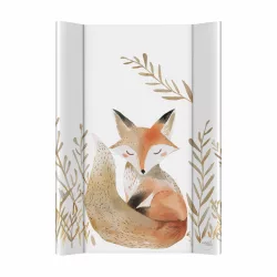   Ceba BASIC pevná prebaľovacia podložka, obojstranná, 50 x 70 cm – Red Fox