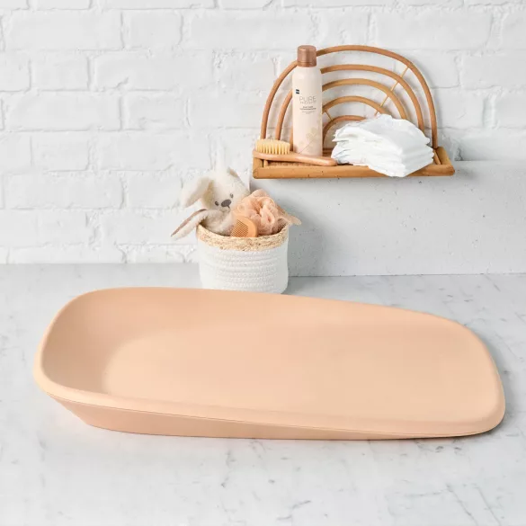 Prebaľovacia podložka Nattou Softy 70x50 cm – broskyňová
