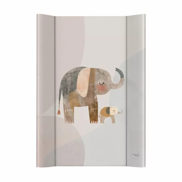 Ceba BASIC pevná prebaľovacia podložka, obojstranná, 50 x 70 cm – slon