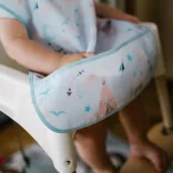 BabyOno Raccoon nepremokavá zásterka 2–4 roky 1642/01