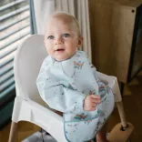 BabyOno zásterka s dlhými rukávmi, nepremokavá, 6 mesiacov – 2 roky, 1476/03 – Plane