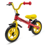 Detská odrážadlo Baby Mix Traveller s brzdou – červená