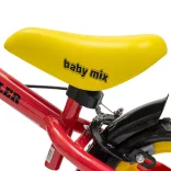 Detská odrážadlo Baby Mix Traveller s brzdou – červená