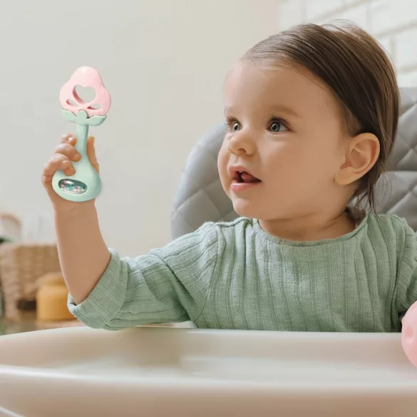 BabyOno hrkálka a hryzátko jahoda 499/03