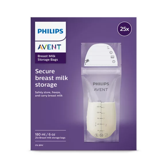 Philips AVENT vrecká na uchovávanie materského mlieka, 25 ks