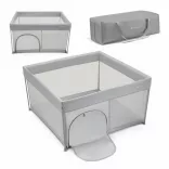 Cestovný ohrádka Kinderkraft 127 x 127 cm Ziki – sivá