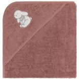 Fillikid uterák s kapucňou 75x75, zajačik, ružový, 1032-52
