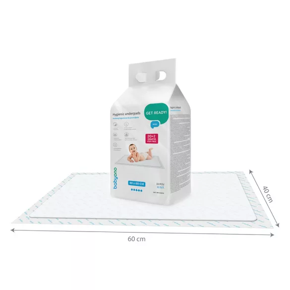 Prebaľovacia podložka BabyOno 20 + 2 ks 40x60 cm 513/22
