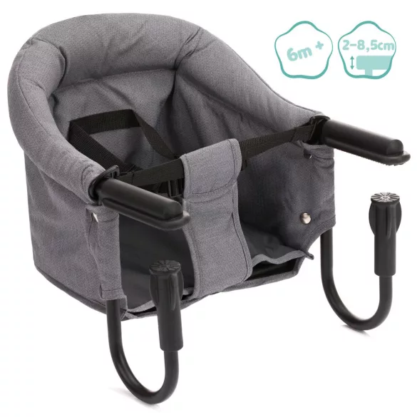 Stolová detská stolička Fillikid Comfort, sivá 399-07