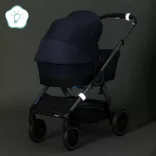 Fillikid pás s LED osvetlením pre kočík, biely 599-05