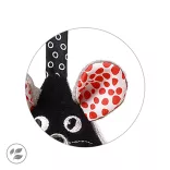 BabyOno zavesená hrkálka s kontrastnými farbami MOUSE 1676