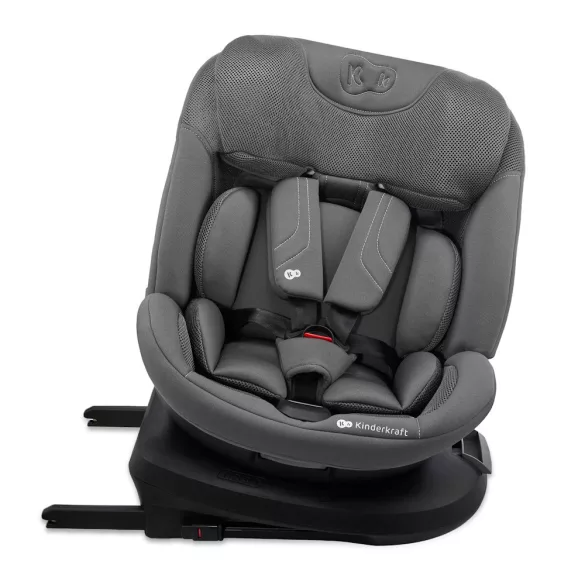 Detská autosedačka Kinderkraft Xpedition 3 i-Size 360° Isofix 40–150 cm, sivá