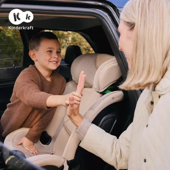 Detská autosedačka Kinderkraft Xpedition 3 i-Size 360° Isofix 40–150 cm, sivá