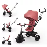 Kinderkraft trojkolka Aston 2 Plus ružová