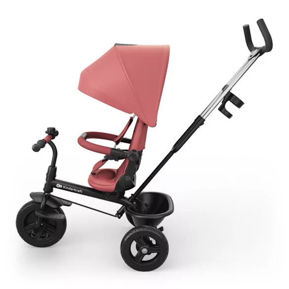 Kinderkraft trojkolka Aston 2 Plus ružová