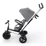 Trojkolesový bicykel Kinderkraft Aston 2 Plus, sivý
