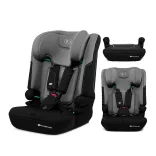 Detská autosedačka Kinderkraft s podsedákom I-COMFY i-Size 76–150 cm, tmavošedá