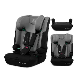   Detská autosedačka Kinderkraft s podsedákom I-COMFY i-Size 76–150 cm, tmavošedá