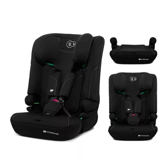 Detská autosedačka Kinderkraft s výškovým vkladom I-COMFY i-Size 76–150 cm, čierna