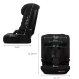 Detská autosedačka Kinderkraft s výškovým vkladom I-COMFY i-Size 76–150 cm, čierna