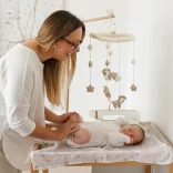 BabyOno farebná textilná plienka, 3 ks, bambusová, béžová, 397/13