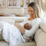 BabyOno farebná textilná plienka, 3 ks, bambusová, ružová, 397/14