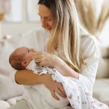 BabyOno textilná plienka farebná, 3 ks, bambusová, hnedá, 397/15