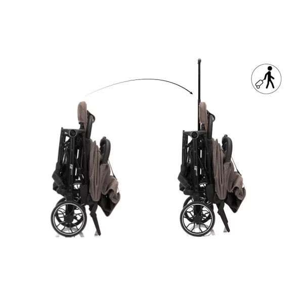 Športový kočík Fill Rover taupe K868-29