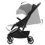 Športový kočík Fillikid Avero čierny S832-06