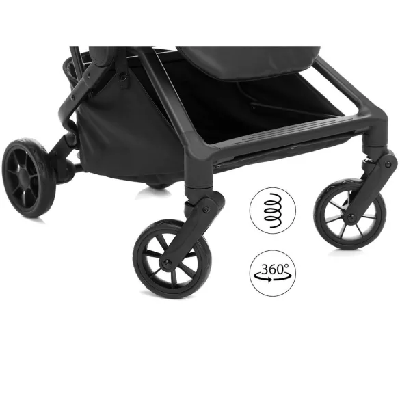 Športový kočík Fillikid Avero čierny S832-06