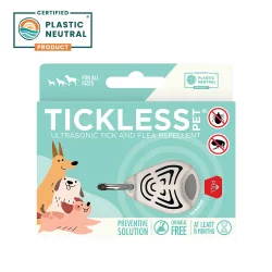   Tickless PET ultrazvukový odpudzovač kliešťov pre domáce zvieratá – béžový