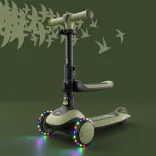 Kinderkraft kolobežka a odrážadlo 2v1 Halley II zelená