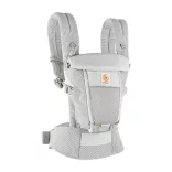 Ergobaby Adapt Soft Flex Mesh nosič: Pearl Grey / Perlovosivá
