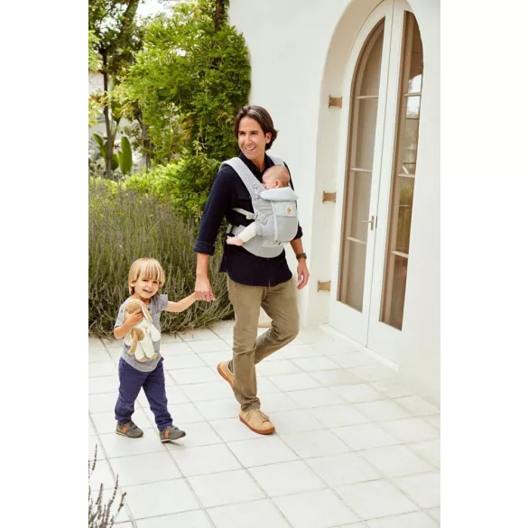 Ergobaby Adapt Soft Flex Mesh nosič: Pearl Grey / Perlovosivá